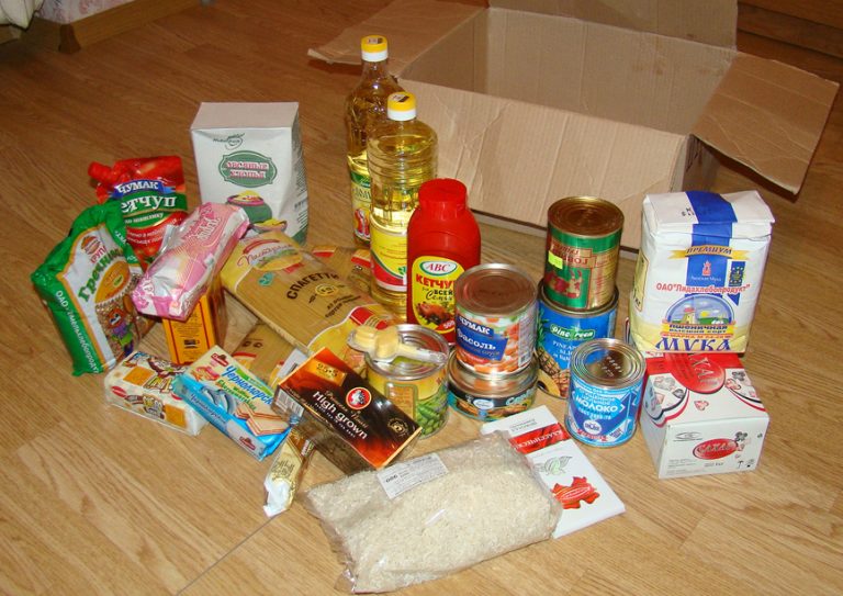 Succes voedselpakketactie
